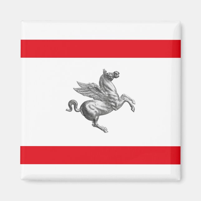 Íman Bandeira da Toscana, ITÁLIA (Frente)