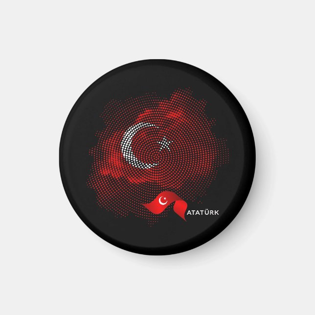Íman Bandeira da Turquia (Frente)