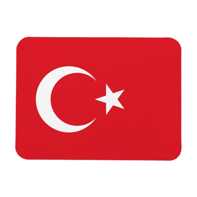 Íman Bandeira da Turquia (Horizontal)