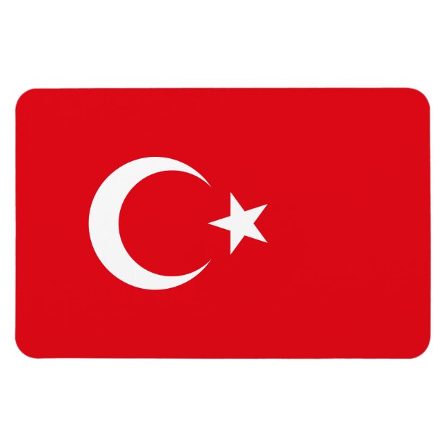 Íman Bandeira da Turquia (Horizontal)