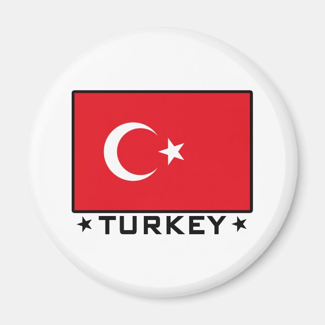 Íman Bandeira da Turquia (Frente)