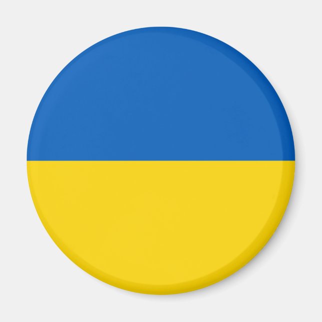 Íman Bandeira da Ucrânia (Frente)