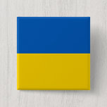 Íman Bandeira da Ucrânia<br><div class="desc">Imagem mínima quadrada de Sinalizador simples na Ucrânia</div>