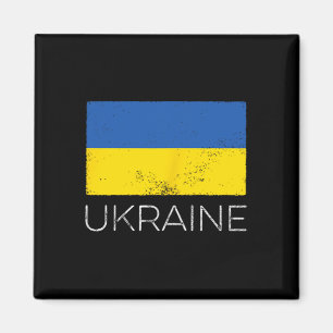 Íman Bandeira da Ucrânia Bandeira ucraniana vintage min