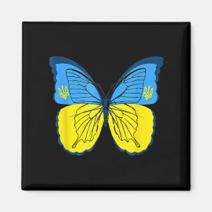 Íman Bandeira da Ucrânia com Trident F