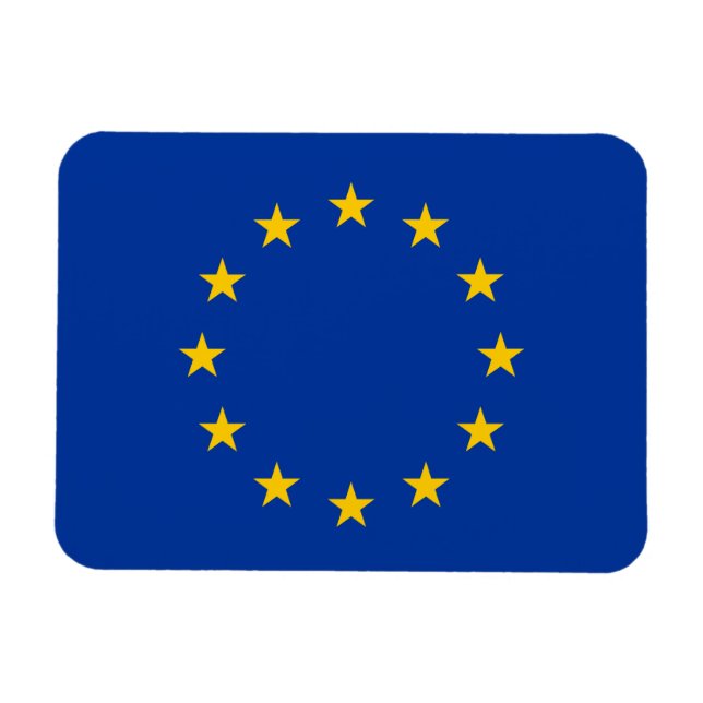 Íman Bandeira da União Europeia (Horizontal)