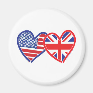 Íman bandeira da Union Jack Flat EUA