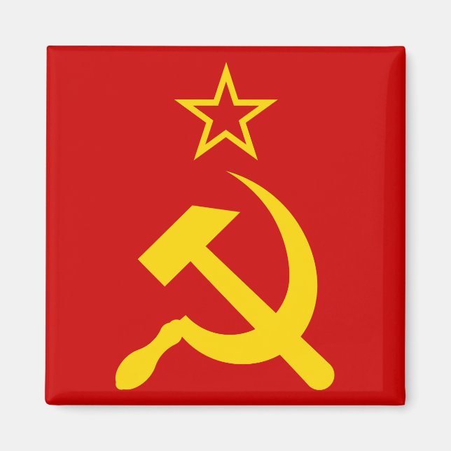 Íman Bandeira da URSS - Bandeira da União Soviética (Frente)