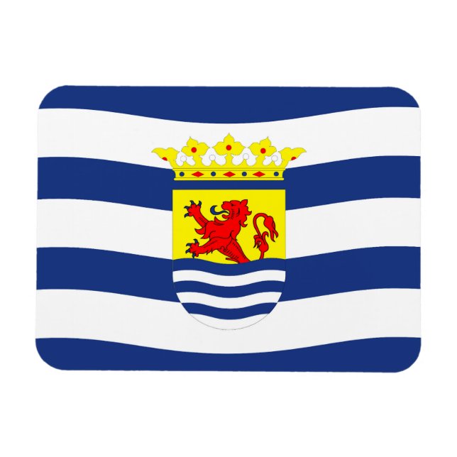 Íman Bandeira da Zelândia Província dos Países Baixos s (Horizontal)