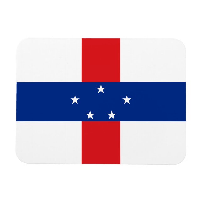 Íman Bandeira das Antilhas Holandesas (Horizontal)