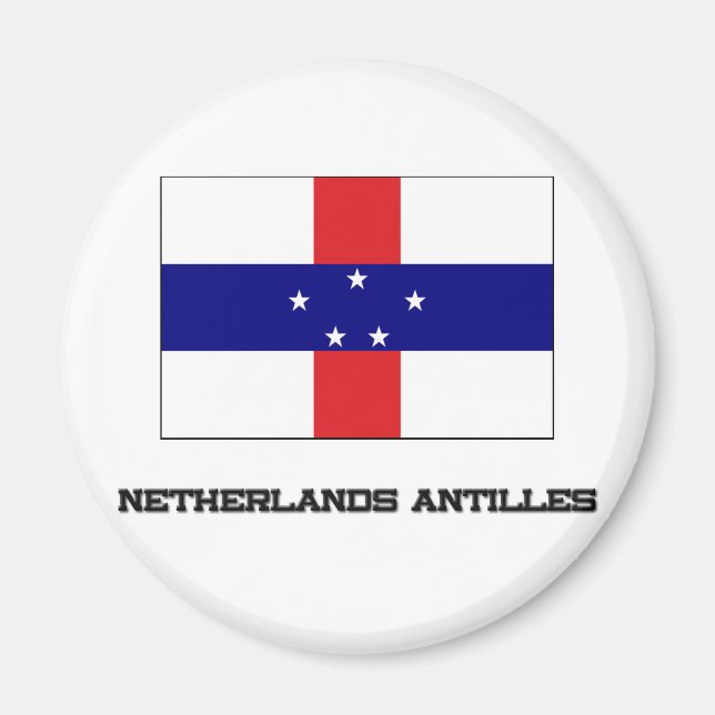 Íman Bandeira das Antilhas Neerlandesas (Frente)