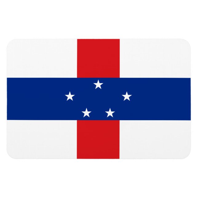 Íman Bandeira das Antilhas Neerlandesas (Horizontal)