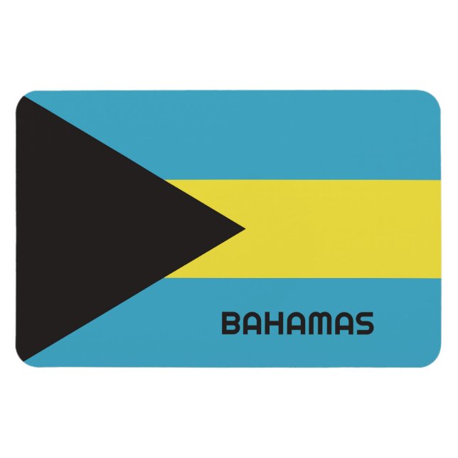 Íman Bandeira das Bahamas (Horizontal)