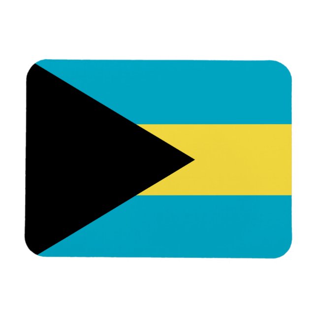 Íman Bandeira das Bahamas (Horizontal)