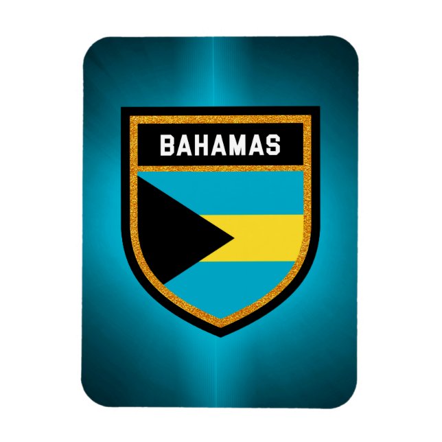Íman Bandeira das Bahamas (Vertical)