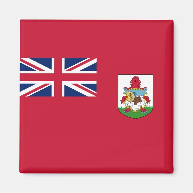 Íman Bandeira das Bermudas (Bermudiano) (Ilhas Caribes) (Frente)