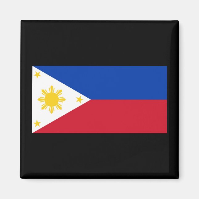 Íman Bandeira das Filipinas (Magnet) (Frente)