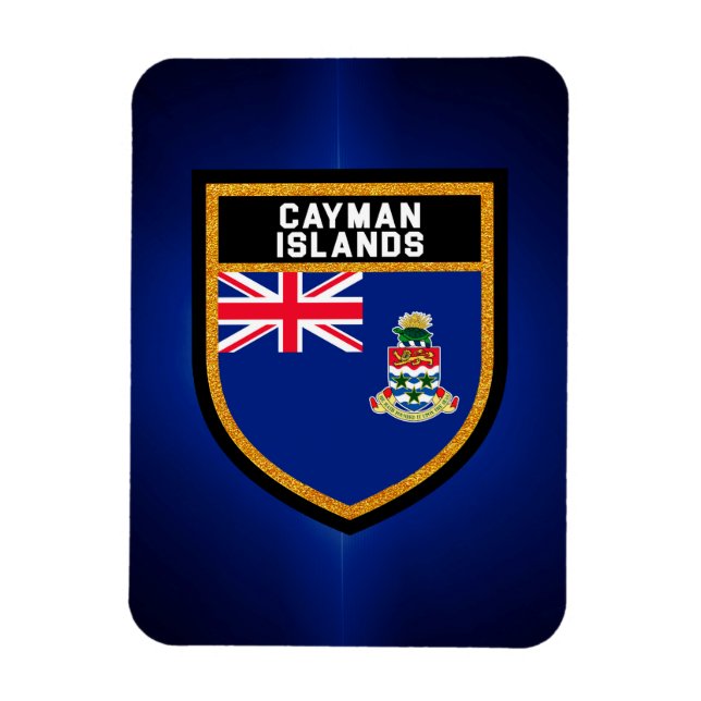 Íman Bandeira das Ilhas Cayman (Vertical)