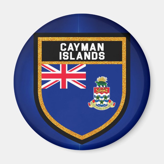 Íman Bandeira das Ilhas Cayman (Frente)