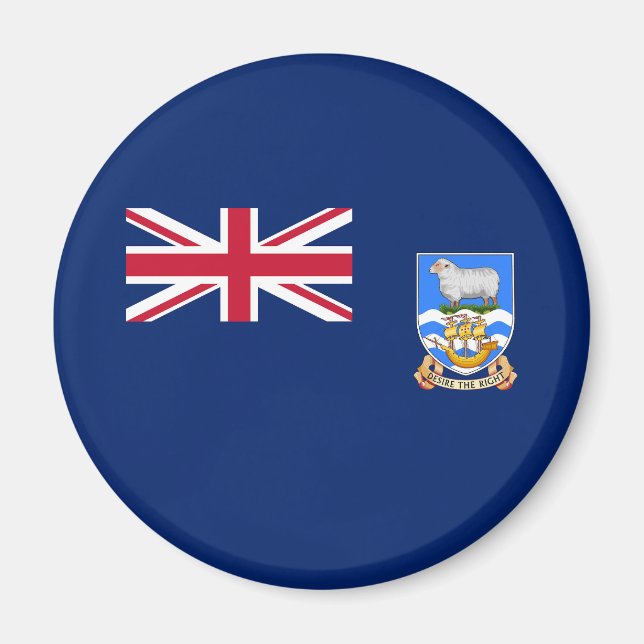 Íman Bandeira das Ilhas Falkland (Frente)