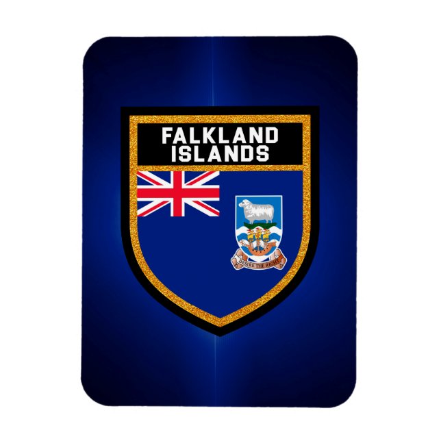 Íman Bandeira das Ilhas Falkland (Vertical)