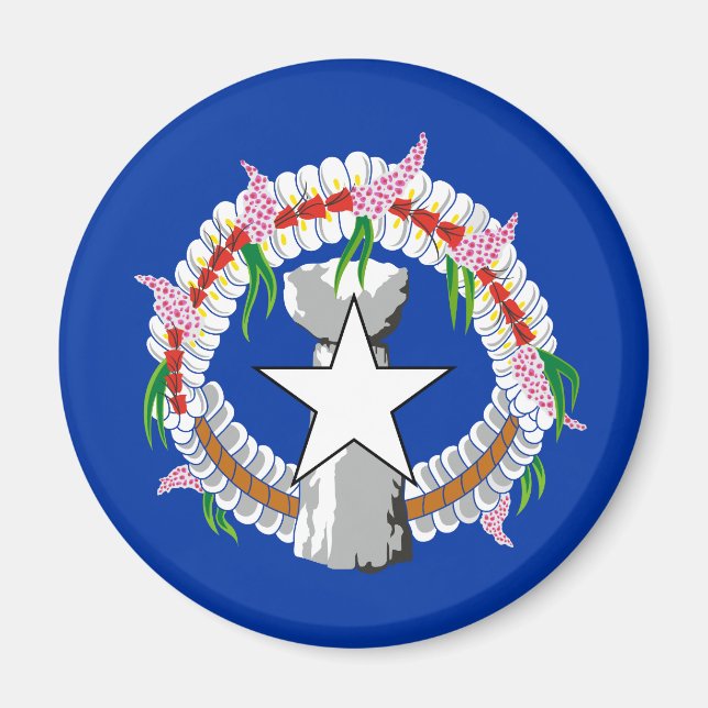 Íman Bandeira das Ilhas Marianas do Norte (Frente)