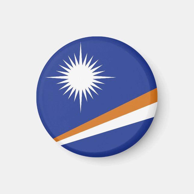 Íman bandeira das Ilhas Marshall (Frente)