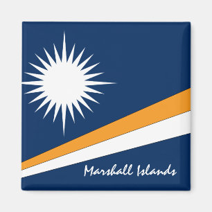 Íman Bandeira das Ilhas Marshall e ventiladores desport
