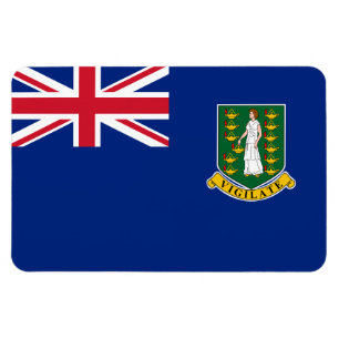 Íman Bandeira das Ilhas Virgens Britânicas