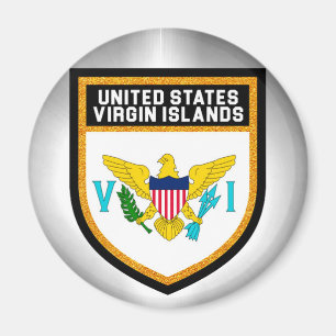 Íman Bandeira das Ilhas Virgens dos Estados Unidos