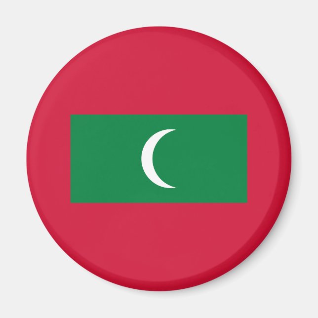 Íman Bandeira das Maldivas (Frente)