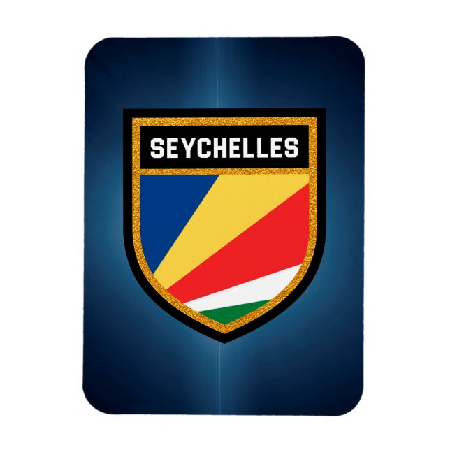 Íman Bandeira das Seychelles (Vertical)