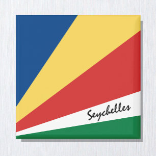 Íman Bandeira das Seychelles e adeptos do esporte na Á