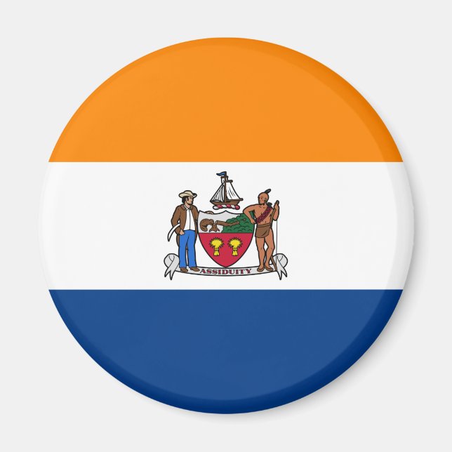 Íman Bandeira de Albany, Nova Iorque (Frente)