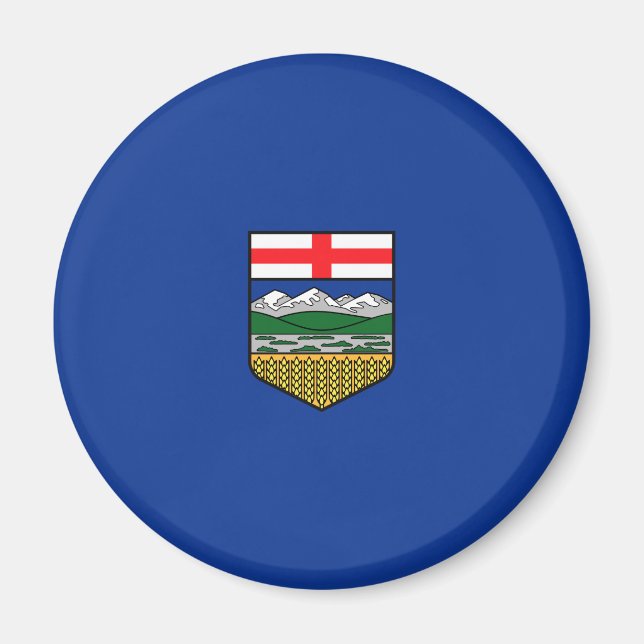 Íman Bandeira de Alberta (Frente)