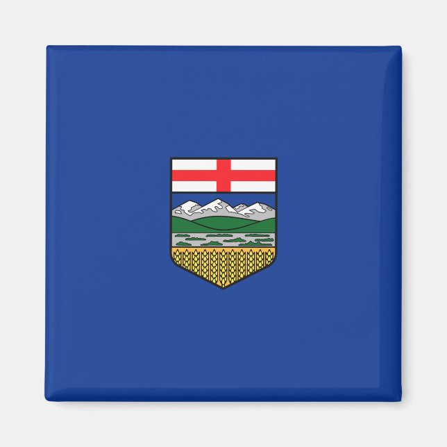 Íman Bandeira de Alberta (Frente)