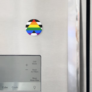 Íman Bandeira de aliado straight da SlipperyJoe lisa ar