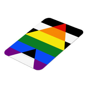 Íman Bandeira de aliado straight da SlipperyJoe lisa ar