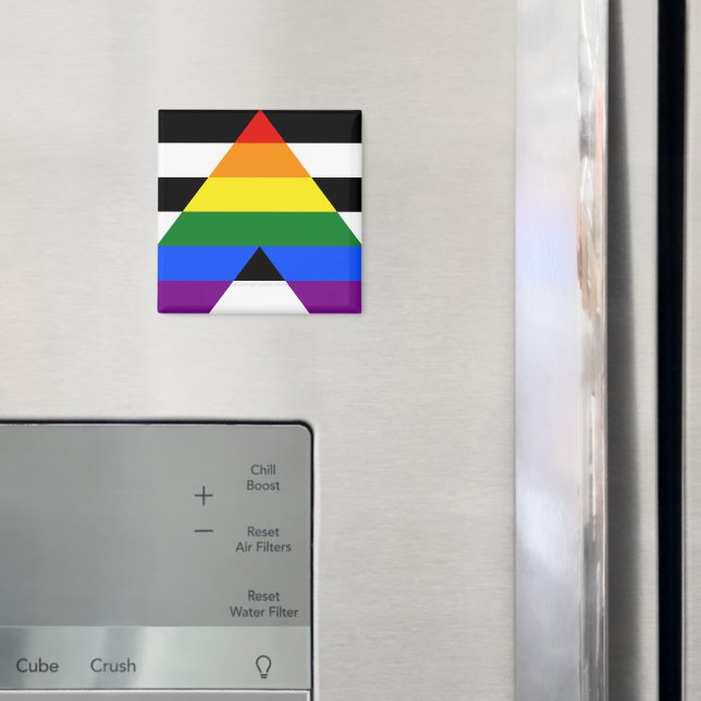 Íman Bandeira de aliado straight da SlipperyJoe lisa ar (In Situ (Fridge))