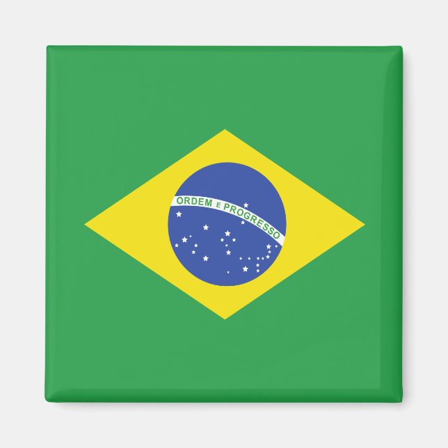 Íman Bandeira de alta qualidade Brasil (Frente)