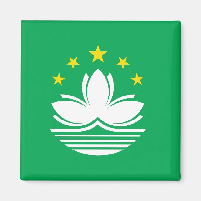 Íman Bandeira de alta qualidade de Macau (Frente)