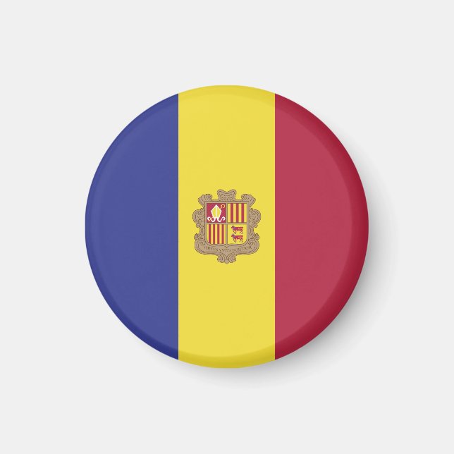 Íman Bandeira de Andorra (Frente)