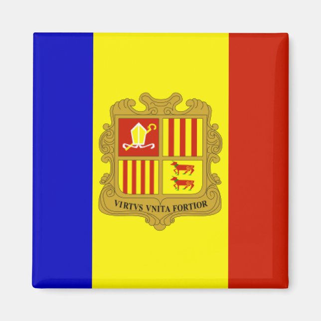 Íman Bandeira de Andorra (Frente)