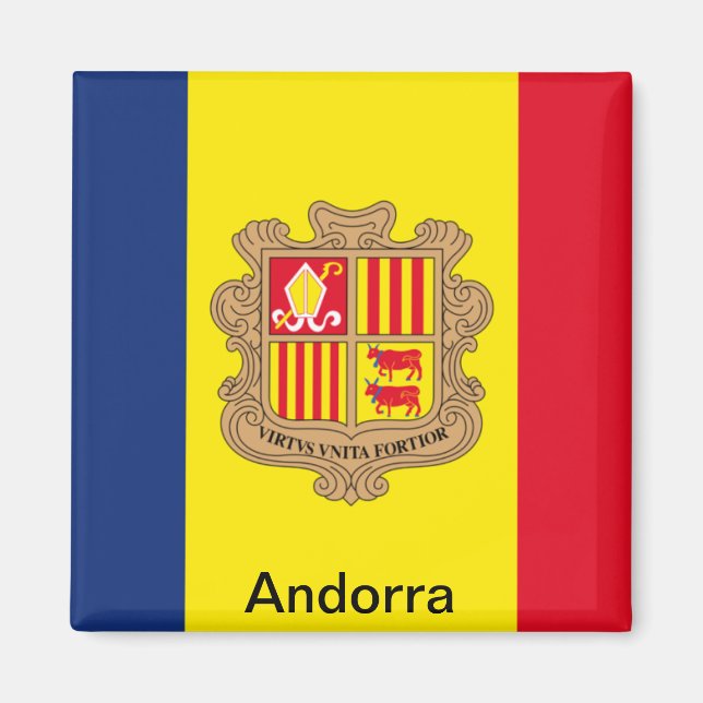 Íman Bandeira de Andorra (Frente)