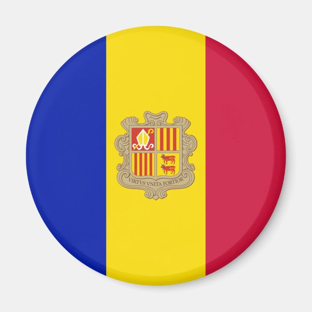 Íman Bandeira de Andorra (Frente)