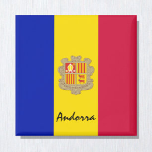 Íman Bandeira de Andorra e adeptos do esporte/feriados
