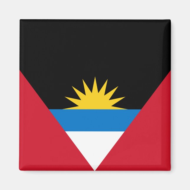 Íman Bandeira de Antígua e Barbuda (Frente)