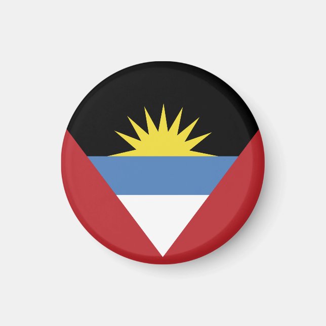 Íman Bandeira de Antígua e Barbuda (Frente)