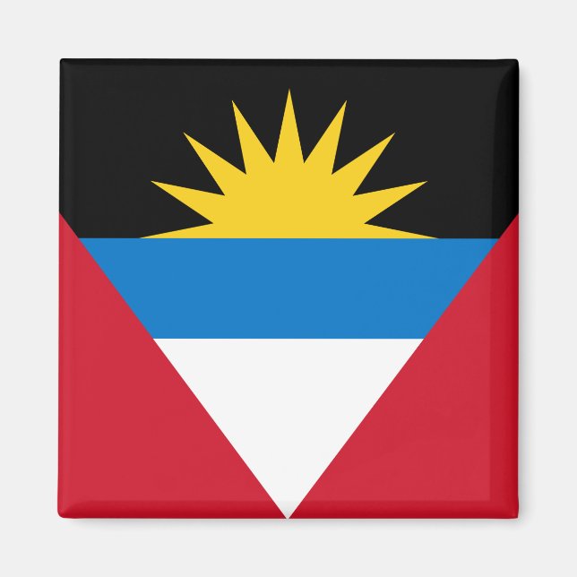 Íman Bandeira de Antígua e Barbuda (Frente)