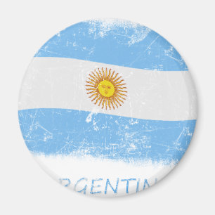 Íman Bandeira de Argentina do Grunge